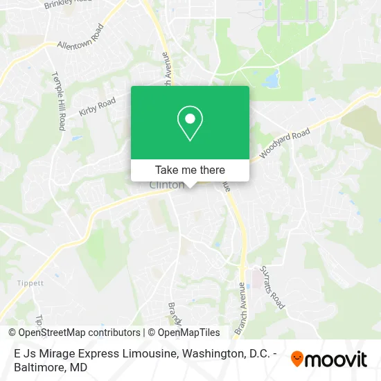 E Js Mirage Express Limousine map