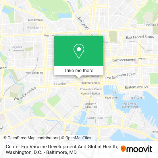 Center For Vaccine Development And Global Health map