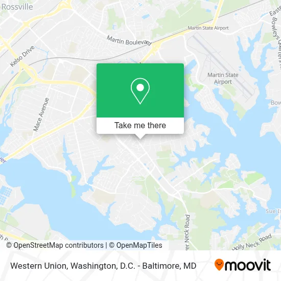 Western Union map