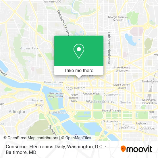 Consumer Electronics Daily map