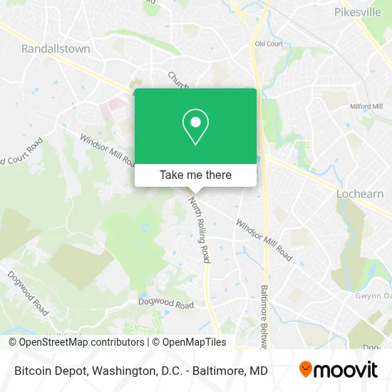 Bitcoin Depot map