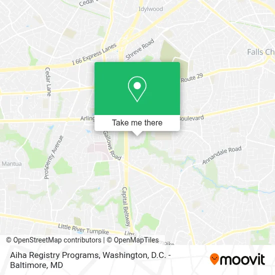 Aiha Registry Programs map
