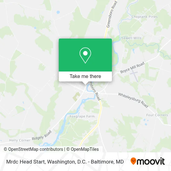 Mrdc Head Start map