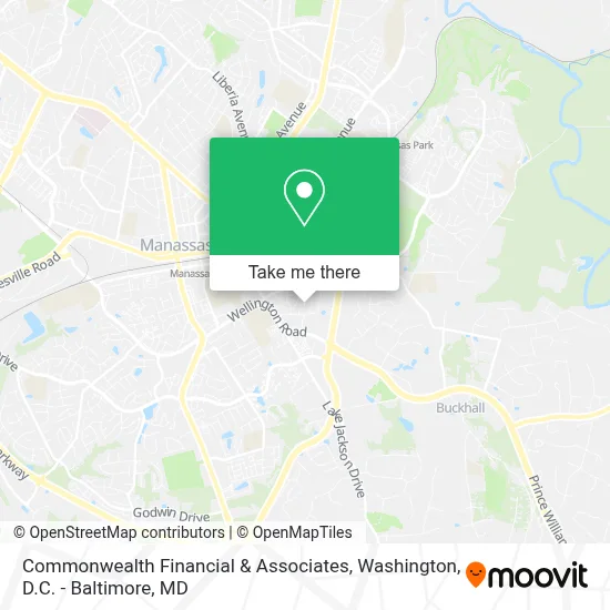 Commonwealth Financial & Associates map