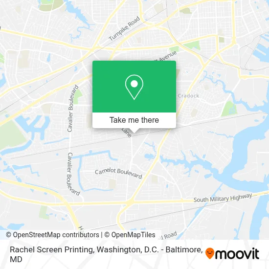 Rachel Screen Printing map