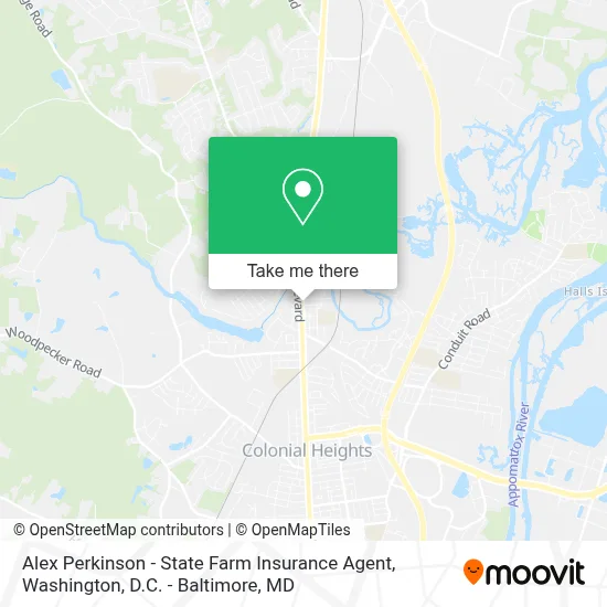 Alex Perkinson - State Farm Insurance Agent map