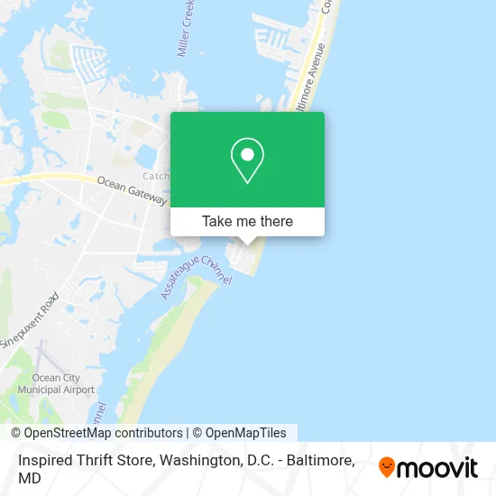 Inspired Thrift Store map
