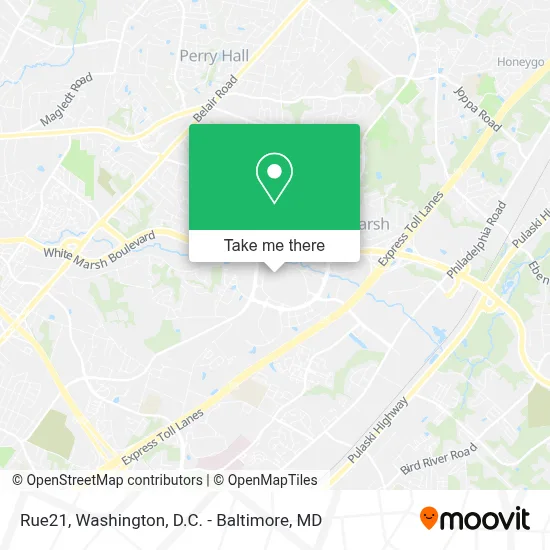 Rue21 map