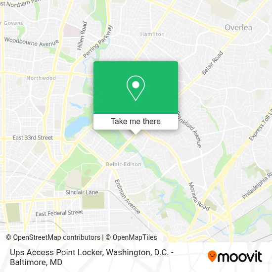Ups Access Point Locker map