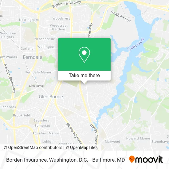 Borden Insurance map