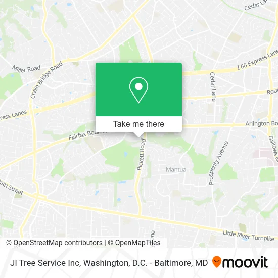 Jl Tree Service Inc map