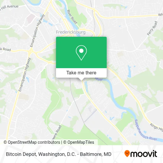 Bitcoin Depot map