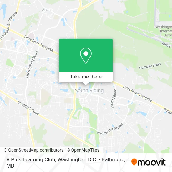 A Plus Learning Club map