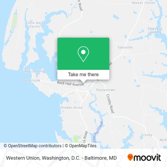 Western Union map