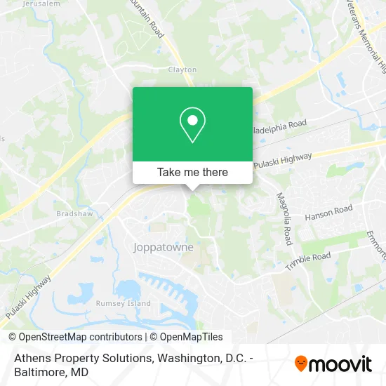 Athens Property Solutions map