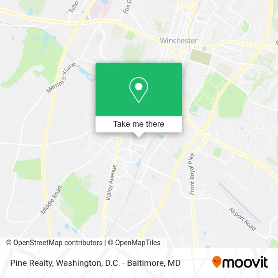 Pine Realty map