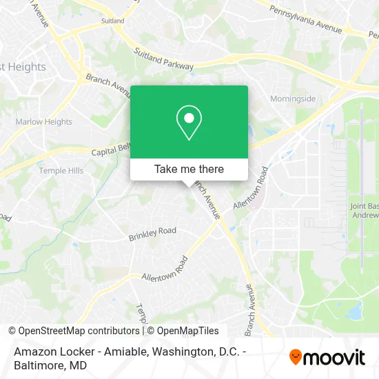Amazon Locker - Amiable map