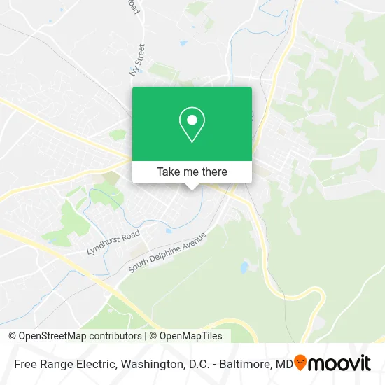 Free Range Electric map