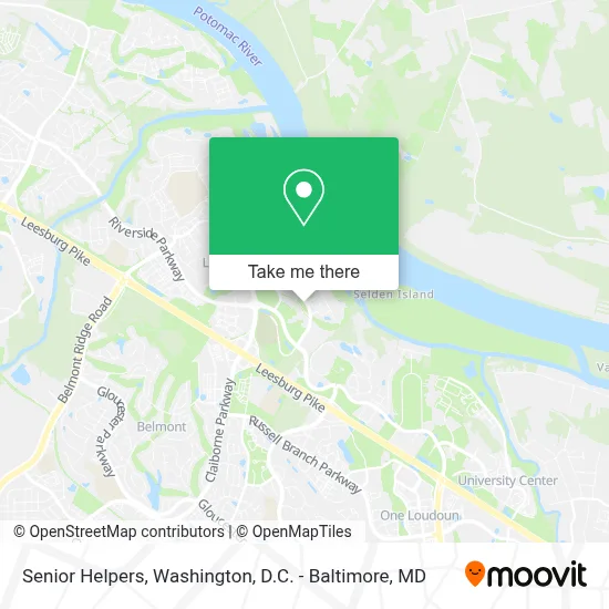 Senior Helpers map