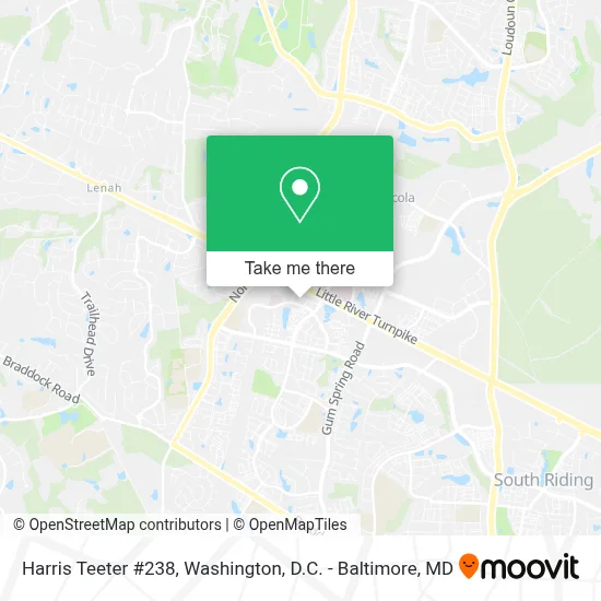 Harris Teeter #238 map