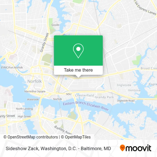 Sideshow Zack map