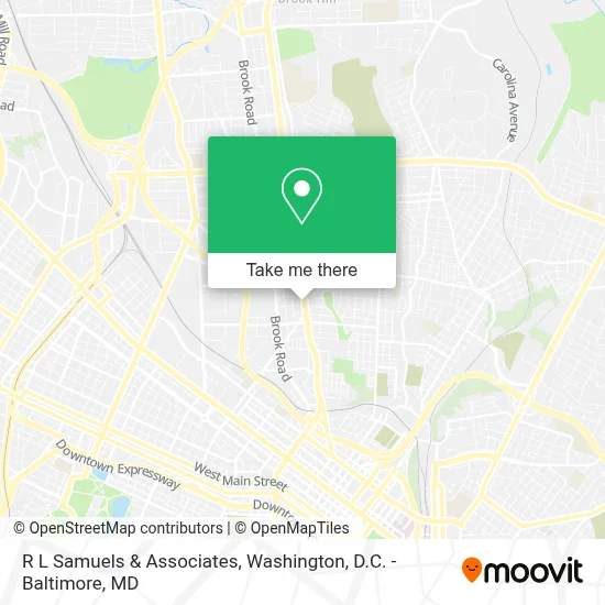 R L Samuels & Associates map