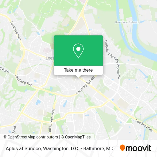 Aplus at Sunoco map