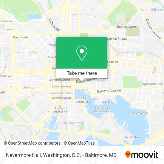 Nevermore Hall map