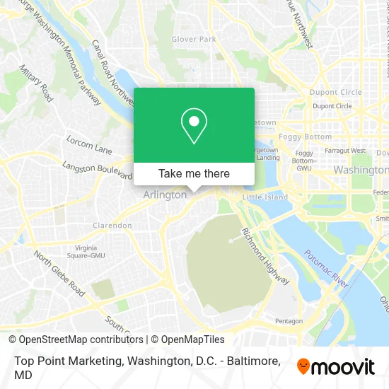 Top Point Marketing map