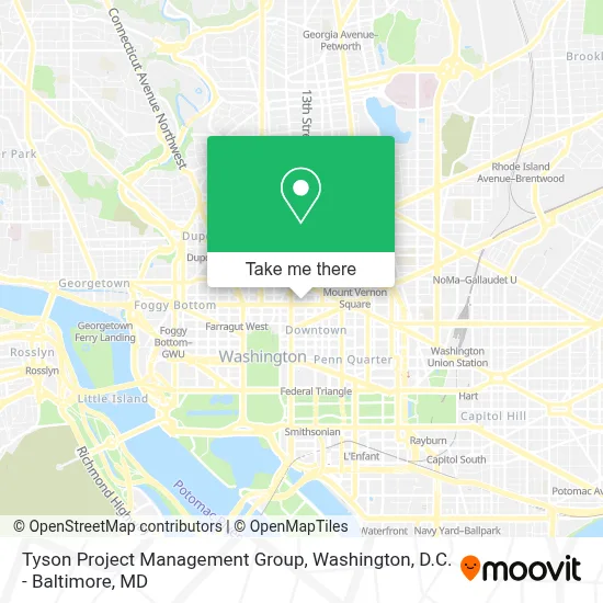 Tyson Project Management Group map