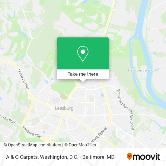 A & O Carpets map