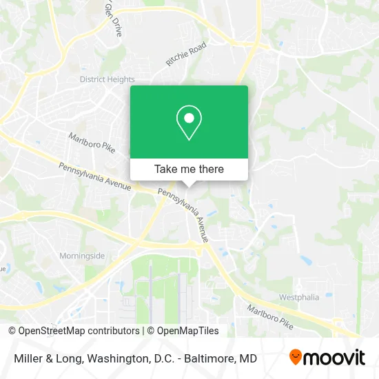 Miller & Long map