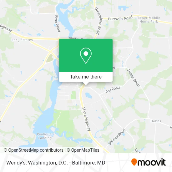 Wendy's map