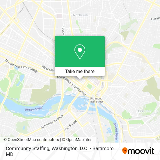 Community Staffing map