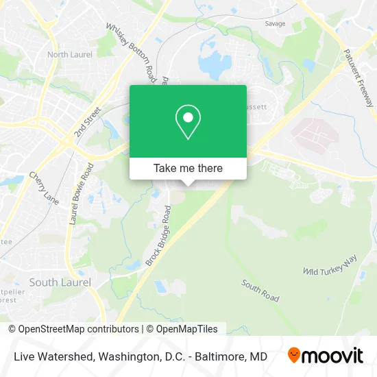 Live Watershed map