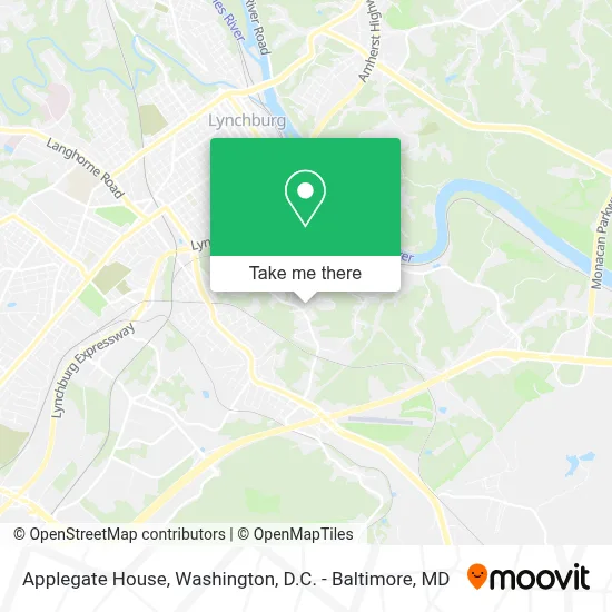 Applegate House map