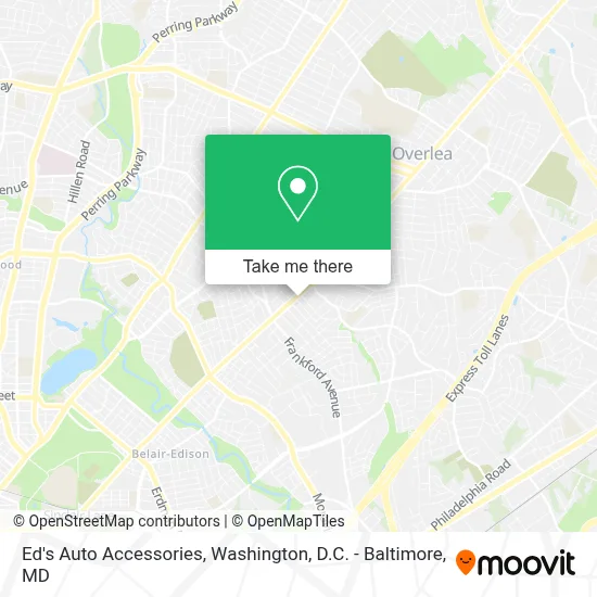 Ed's Auto Accessories map