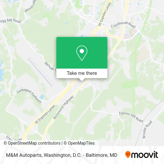 M&M Autoparts map
