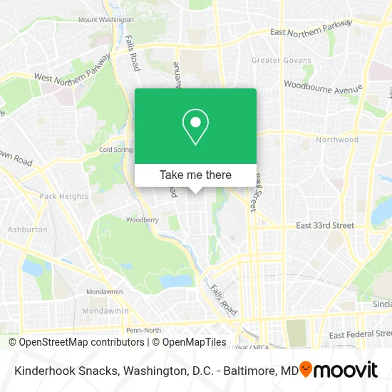 Kinderhook Snacks map