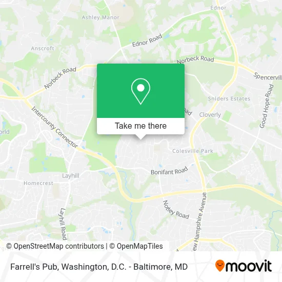 Farrell's Pub map