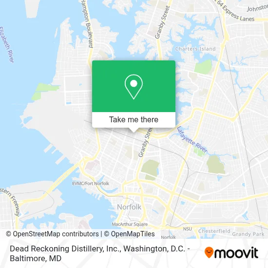 Dead Reckoning Distillery, Inc. map