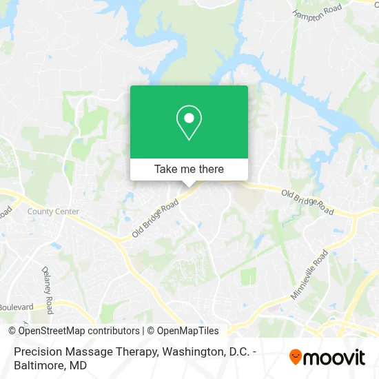 Precision Massage Therapy map