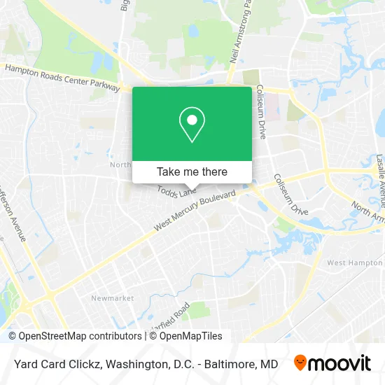 Yard Card Clickz map