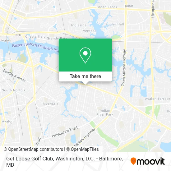 Get Loose Golf Club map