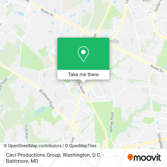 Caci Productions Group map