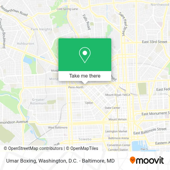 Umar Boxing map