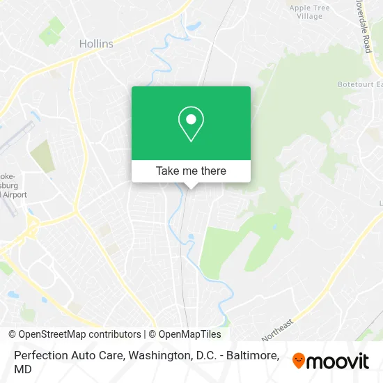 Perfection Auto Care map