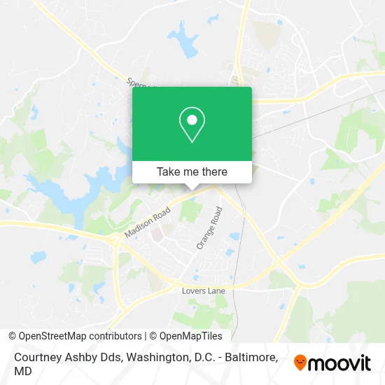 Courtney Ashby Dds map