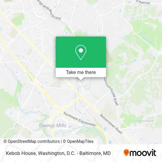 Kebob House map