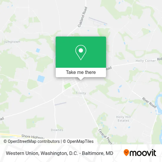 Western Union map